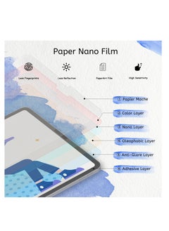 Aookay Paperfeel Screen Protector for iPad Pro 11 inch 2024 (M4) ，Designed for Natural Writing and Drawing, Anti-glare Paper-like Film (IPad Pro 11 Inch M4 (2024))  - Image 2