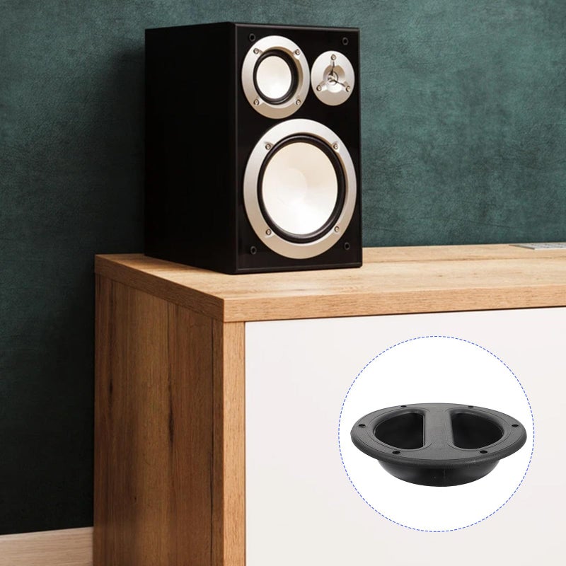 Recessed Speaker Cabinet Handles 5pcs Black 146x38mm Round Carry Handles for Stage Loudspeaker Accessories - Image 5