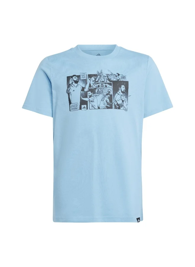 Adidas adidas messi icon men graphic t-shirt