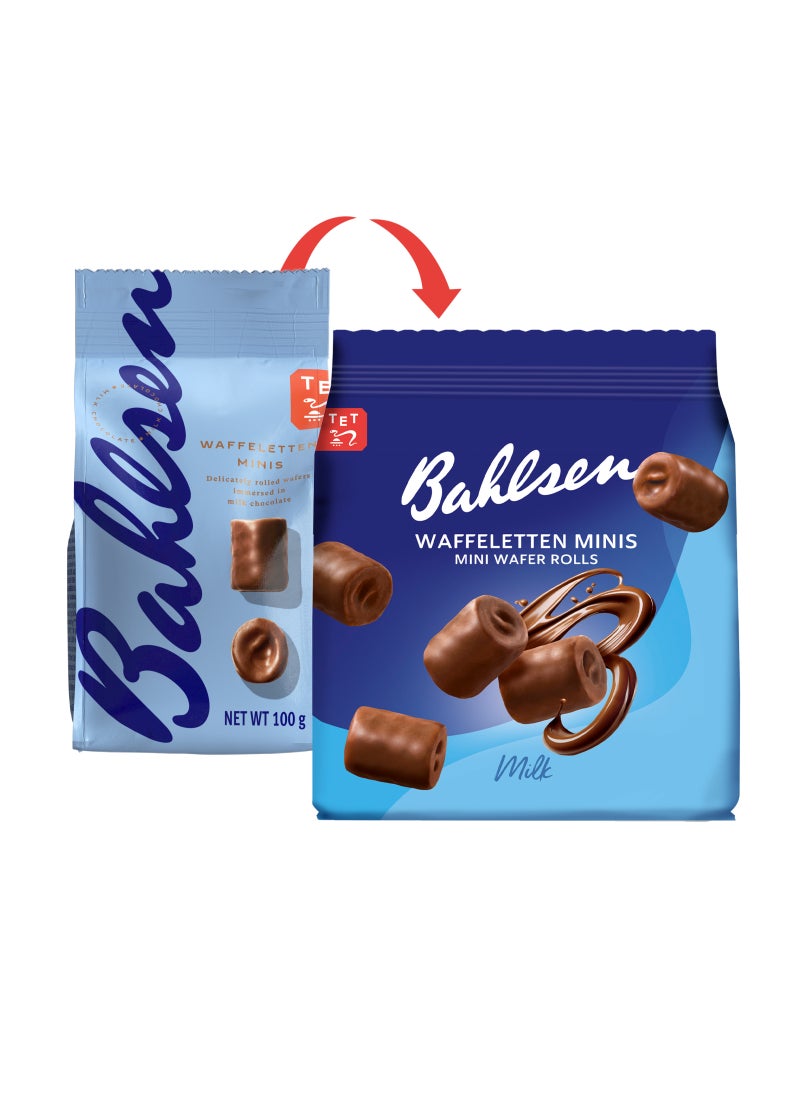 Bahlsen Waffeleten Minis Choco Wafer Rolls 130gm - Image 2
