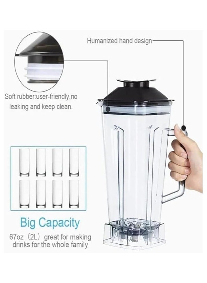 Generic - Juicer Blender, Multi-Function Juice Maker, High Power Performance, Heavy Duty Kitchen Blender, Speed, Smoothie and Ice, for Home and Shop - Image 1
