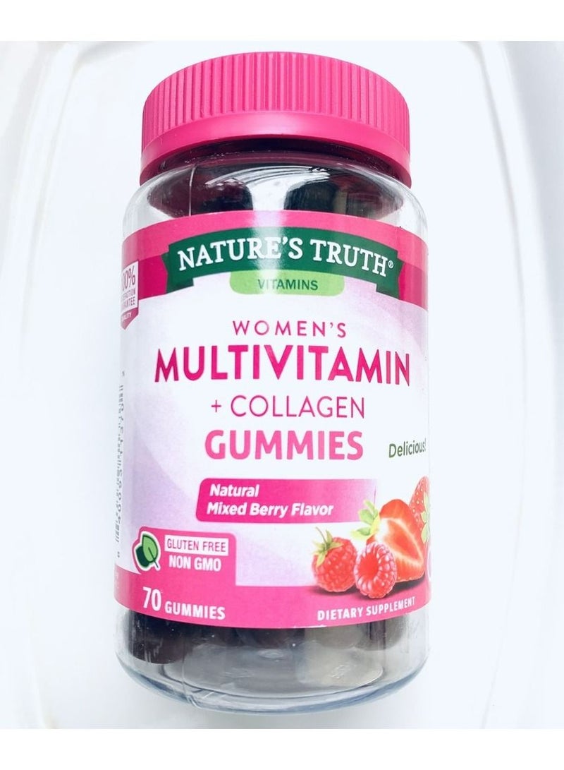 Nature's Truth Natures Truth Womens Multivitamin Gummies Plus Collagen 70 Count - Image 1