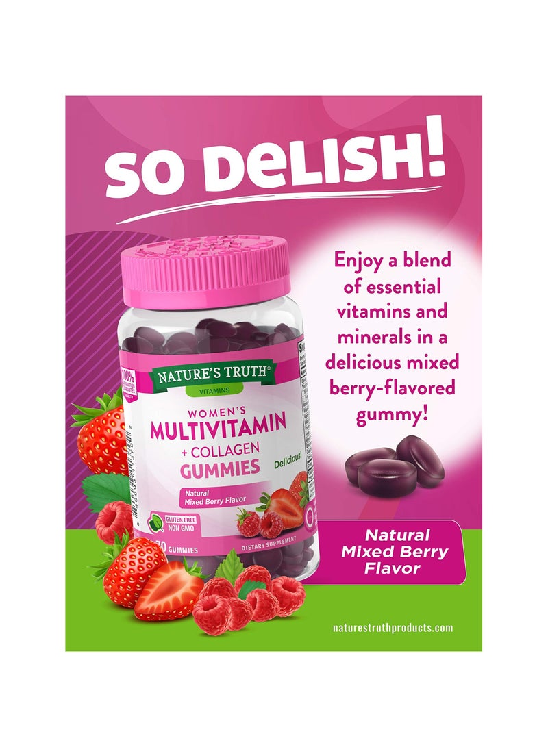 Nature's Truth Natures Truth Womens Multivitamin Gummies Plus Collagen 70 Count - Image 2
