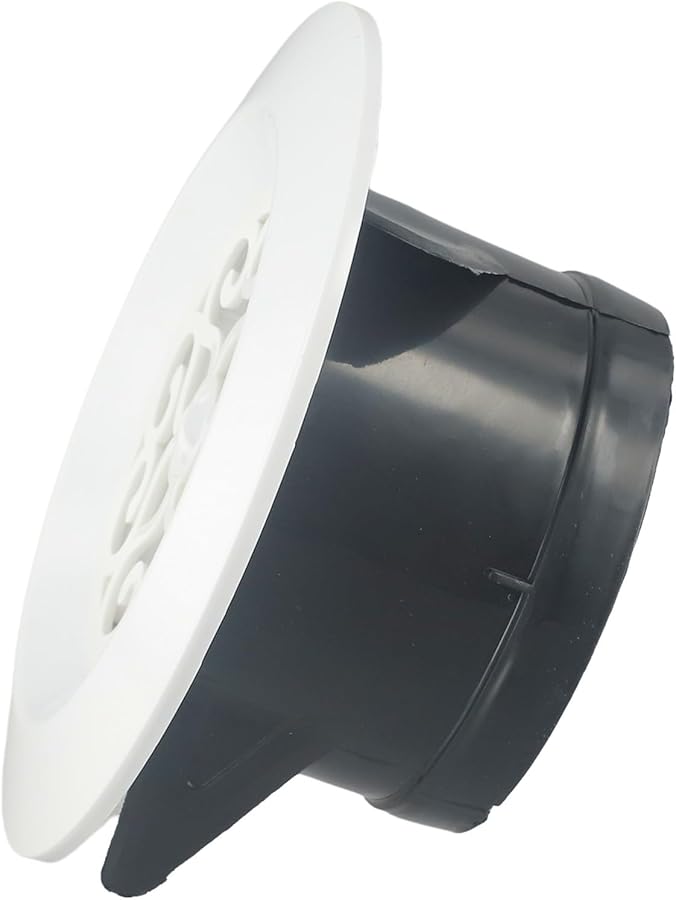 شبكة تهوية قابلة للتعديل من مادة ABS مع شاشة للذباب للسقف أو الحائط 100 مم أبيض - Image 4