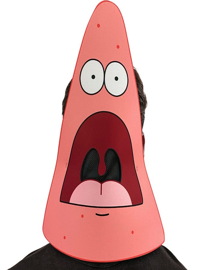 Rubies Costume Accessory SpongeBob SquarePants Surprised Patrick Meme Foam Mask, As Shown, One Size - Image 2