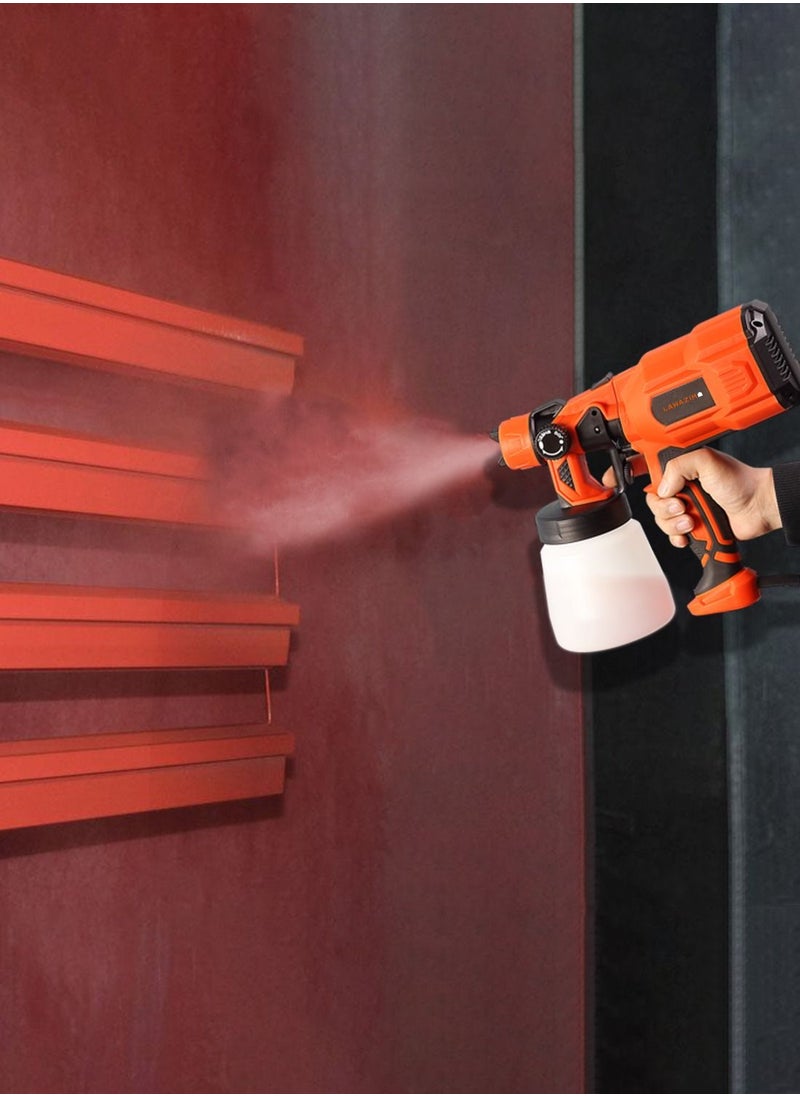 LAWAZIM - Spray Paint Electric Gun with Detachable 800ml Tank 550W 32,000 RPM | Lightweight Easy Spraying and Cleaning- for Home and Outdoors, Painting Projects - Image 1