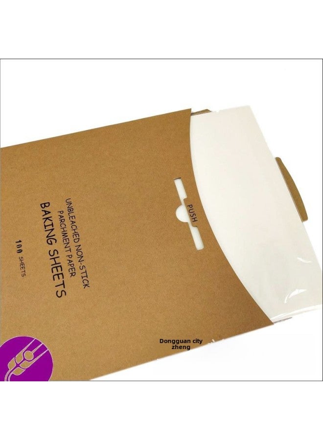 40g Barbecue Paper Oil Absorption 12*1630*40cm Kitchen Baking Lambskin Paper High Quality Daily Use Cooking Utensils-Color:Log Color-Specifications:30*40cm100 Sheets With Box - Image 3