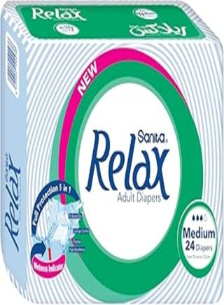 Relax Adult Diapers Medium 24 diapers - pzsku/ZACD0596BF90F96616059Z/45/_/1722279798/d50214eb-618e-4193-9209-f25ed257be27