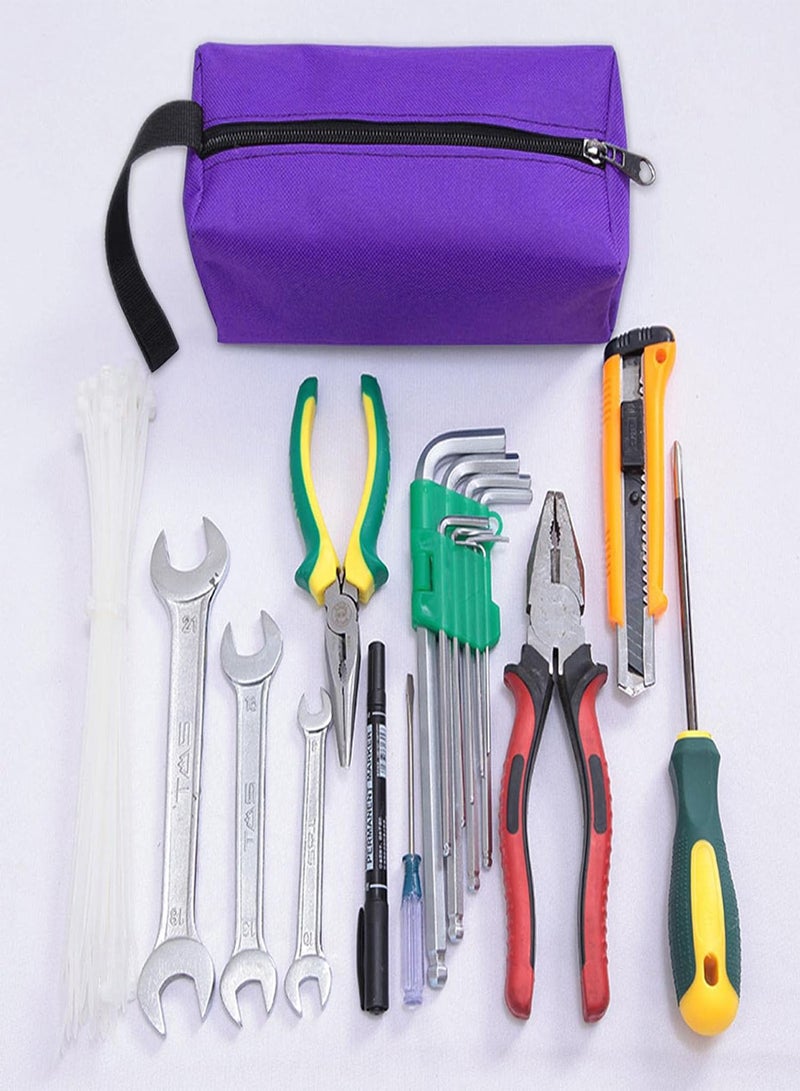 GGOOT Zipper Utility Pouch,Small Waterproof and Durable Tool Packet | Compact Design, Kitchen Drawer Household Hand Pouch with Easy Carrying - Image 5
