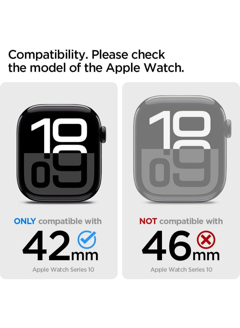 Spigen Thin Fit Apple Watch Series 10 (42mm) Case Cover (2024) - Starlight  - Image 2