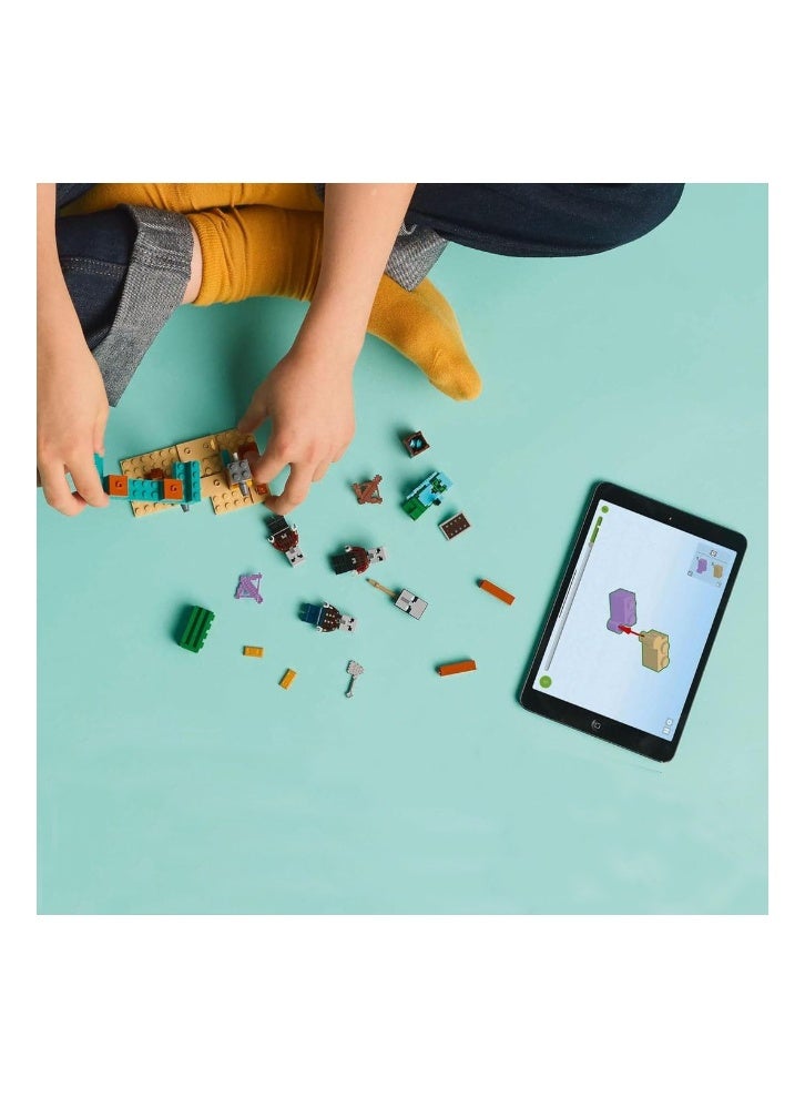 Game Blocks, 656 PCS The Deluxe Village Building Block Set with Children's Educational Game Accessories, Miniature World Building Toys Cube Construction, Puzzle Building Block Family Par - Image 4