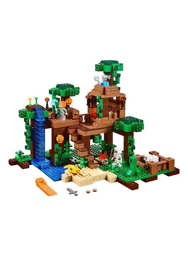 Game Blocks, 656 PCS The Deluxe Village Building Block Set with Children's Educational Game Accessories, Miniature World Building Toys Cube Construction, Puzzle Building Block Family Par - Image 5