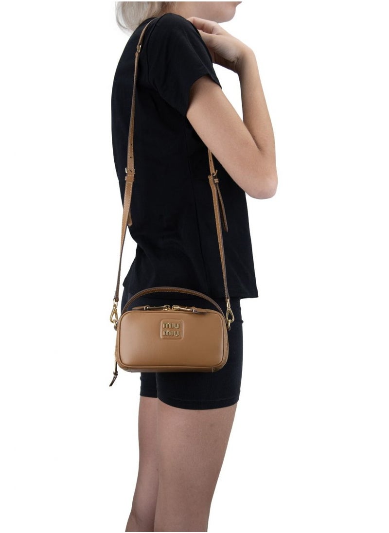 MIU - MIU Leather and Patent Leather Shoulder Bag - Image 1