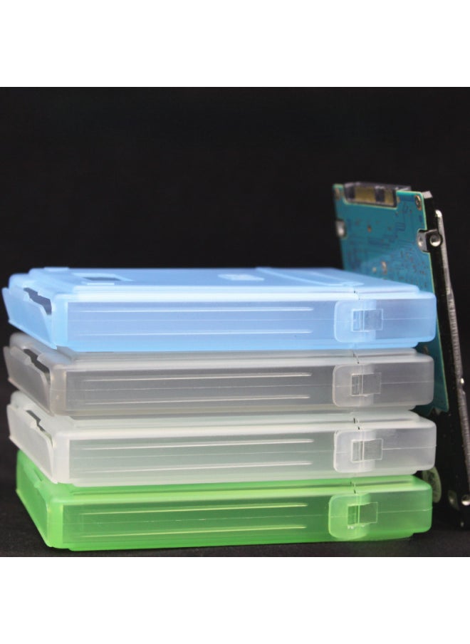 Generic 2.5 Inch PP Mobile Hard Disk Box Hard Disk Storage Box Hard Disk PP Box Hard Disk Plastic Box Hard Disk Protective Cover-Color:Grey  - Image 2