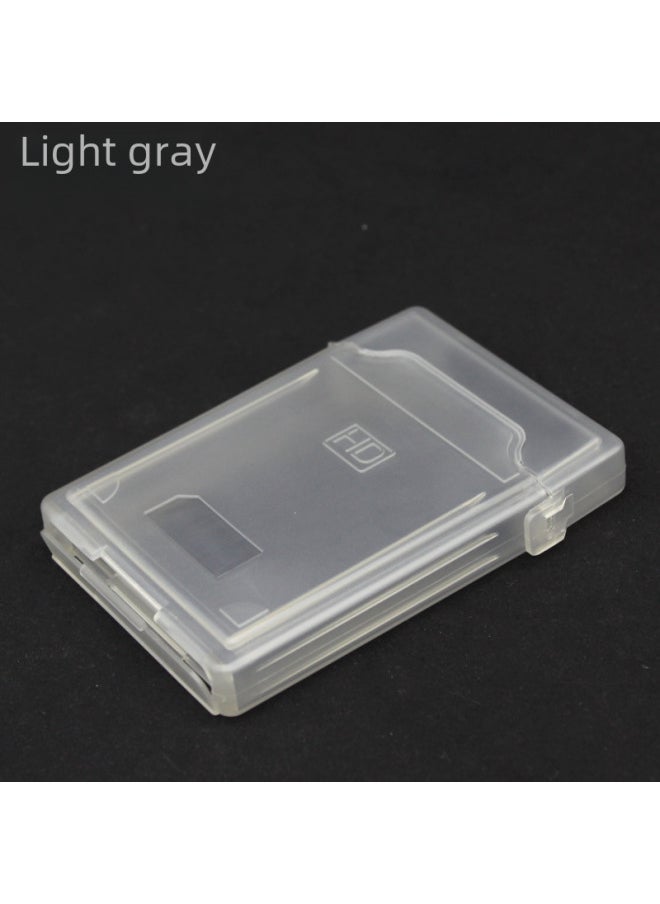 Generic 2.5 Inch PP Mobile Hard Disk Box Hard Disk Storage Box Hard Disk PP Box Hard Disk Plastic Box Hard Disk Protective Cover-Color:Grey  - Image 3
