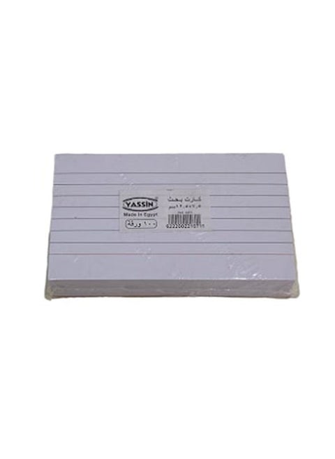 Yassin Pack of Index card