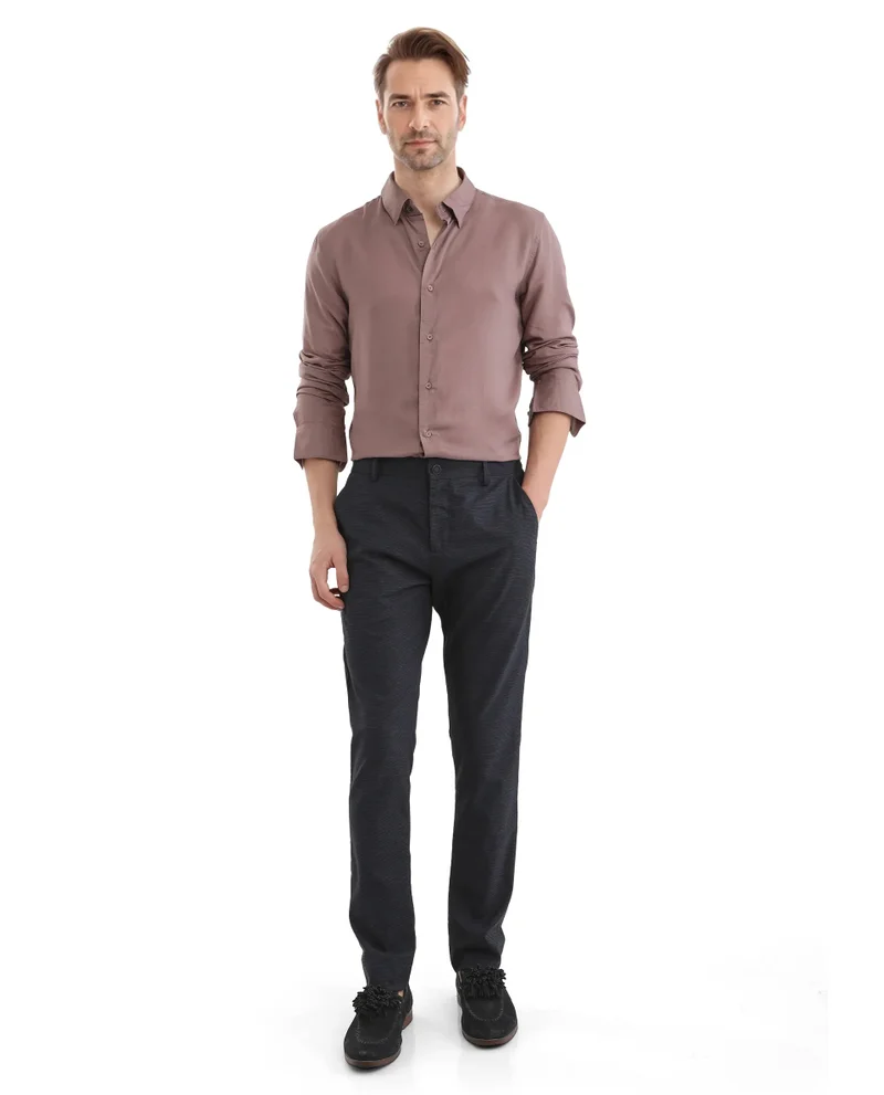 Rare Rabbit Men's Solid Formal Shirt