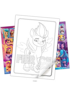 my little Pony My Little Pony 48 Page Color and Trace Coloring Book with 8 Tracing Sheets and Stickers Bendon 51408  - Image 2