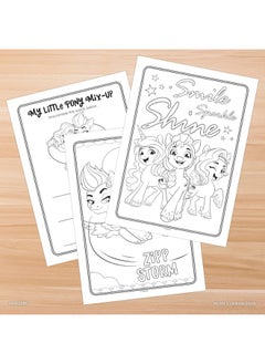 my little Pony My Little Pony 48 Page Color and Trace Coloring Book with 8 Tracing Sheets and Stickers Bendon 51408  - Image 3