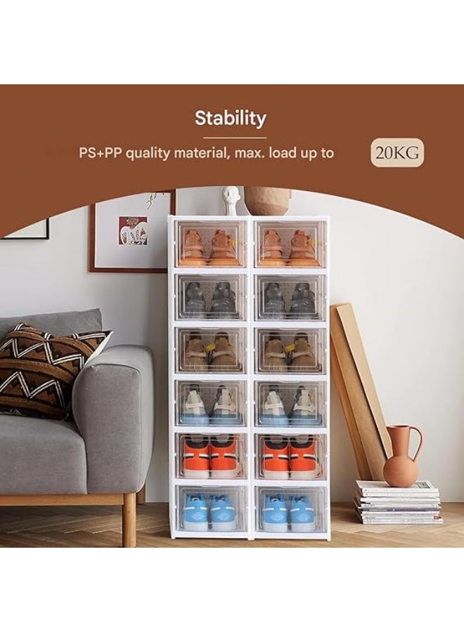 6 layer shoebox, foldable, easy to store and assemble, suitable for living rooms and dormitories - Image 5