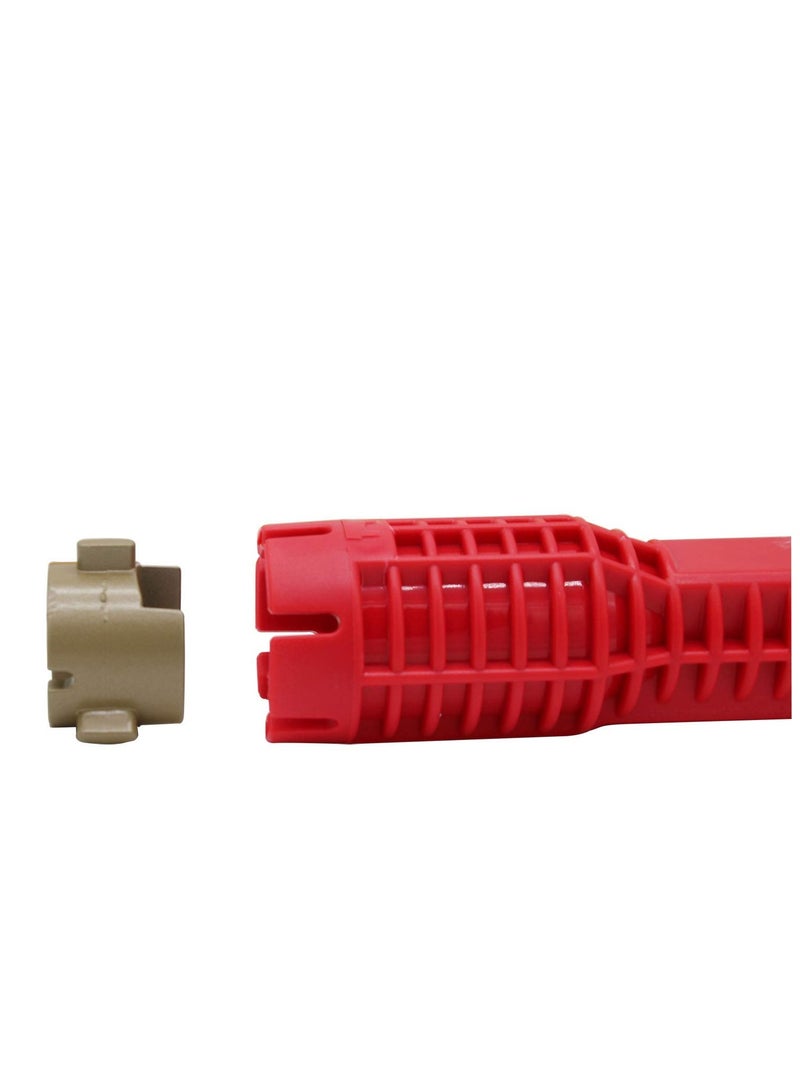 KASTWAVE 16 (8-in-1) Faucet and Sink Installer, Multi-purpose Wrench Plumbing Tool for Toilet Bowl/Sink/Bathroom/Kitchen Plumbing and More (red) - Image 3