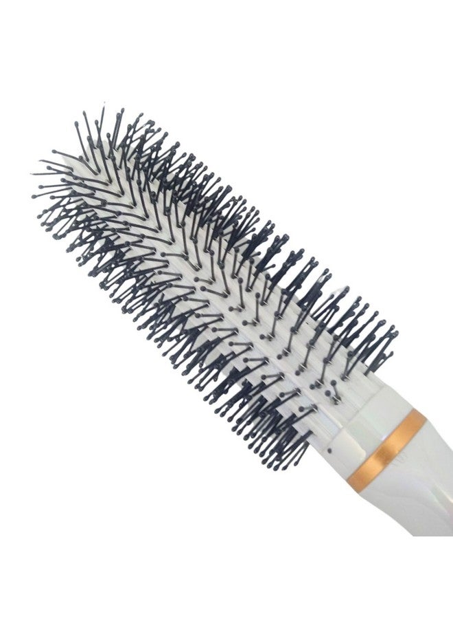 سكارليت لاين فرشاة شعر دائرية احترافية بمقبض بلاستيكي مضاد للانزلاق، شعيرات نايلون ذات طرف كروي لتصفيف الشعر_قوس قزح - Image 3