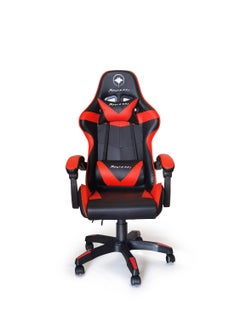 Manta Ray Gaming Chair High-Back Racing Style With Pu Leather Bucket Seat 360 Swivel With Heavy Duty Steel Can Hold Upto 150Kg Headrest Lumbar Support Steel 5 Star Base Compatible With E-Sports Color Red&Black  - Image 1