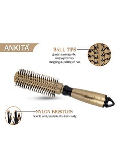 Ankita Ankita Hair Brush with Nylon Bristle, All-Purpose, Colors May Vary (B59) by Chhavi Creation  - Image 3