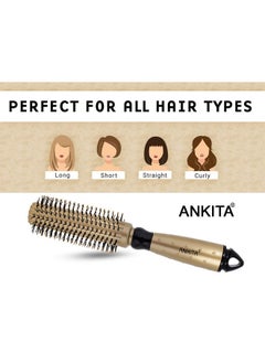 Ankita Ankita Hair Brush with Nylon Bristle, All-Purpose, Colors May Vary (B59) by Chhavi Creation  - Image 4
