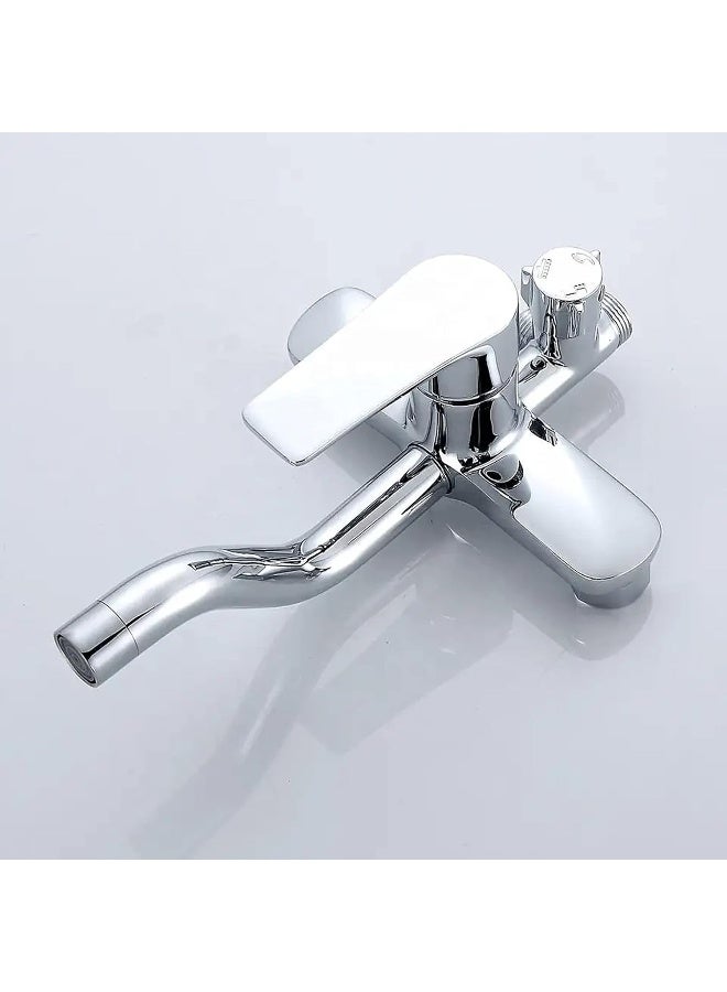 Hassan Premium Shower Set Mixer With Rainfall Shower Head Luxury Bath Faucet - Image 3