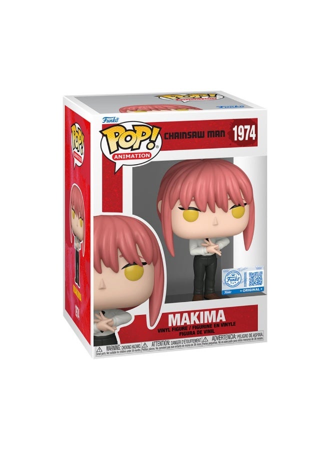 Funko Pop! Animation Chainsaw Man Makima (Hand Sign) Vinyl Figure (9.7 Cm) - Image 2