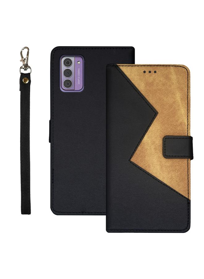 إيدويي جراب لهاتف Nokia G42 5G، جراب جلدي مزدوج اللون - Image 1