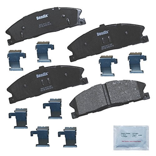 Bendix Priority1 CFC1611B Ceramic Front Brake Pads for Ford Flex 2015-2013, Police Interceptor Sedan 2017-2013, Police Interceptor Utility 2015-2013, Lincoln MKS 2013, MKS 2015, MKT 2015-2013 - Image 5