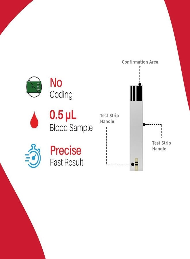 POCT 100 GLUCOMETER STRIPS, Multicolor - Image 5