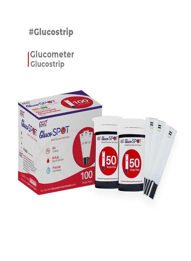 POCT 100 GLUCOMETER STRIPS, Multicolor - Image 3