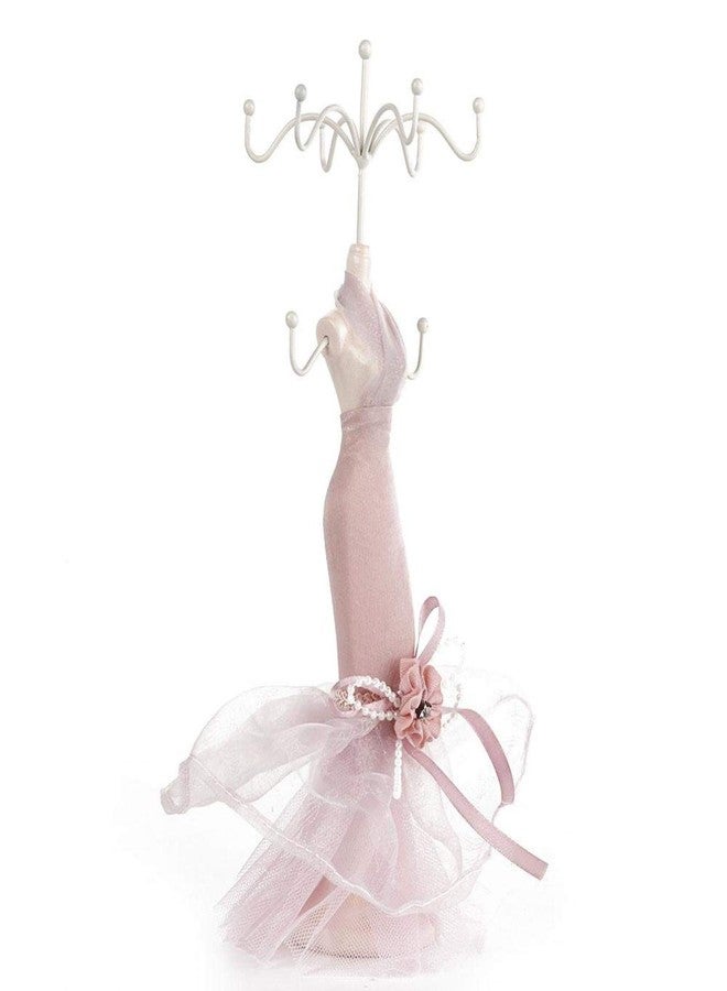 Salmue Princess Dress Jewelry Stand - Holder for Necklace, Earring, Ring - Lady Model Dress High-heeled Shoes Display (Small Model) - Image 1