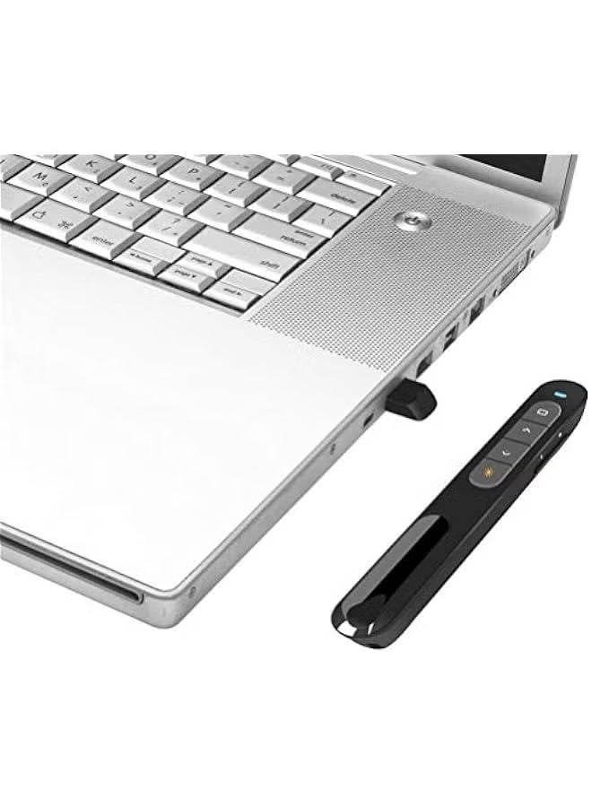 عرض النقر Hyperlink التحكم في حجم العرض اللاسلكي ، PowerPoint Clicker RF 2.4GHz USB عرض التحكم عن بعد ، PowerPoint Slide Advancer لـ Mac / PC / Laptop / Keynote - Image 5