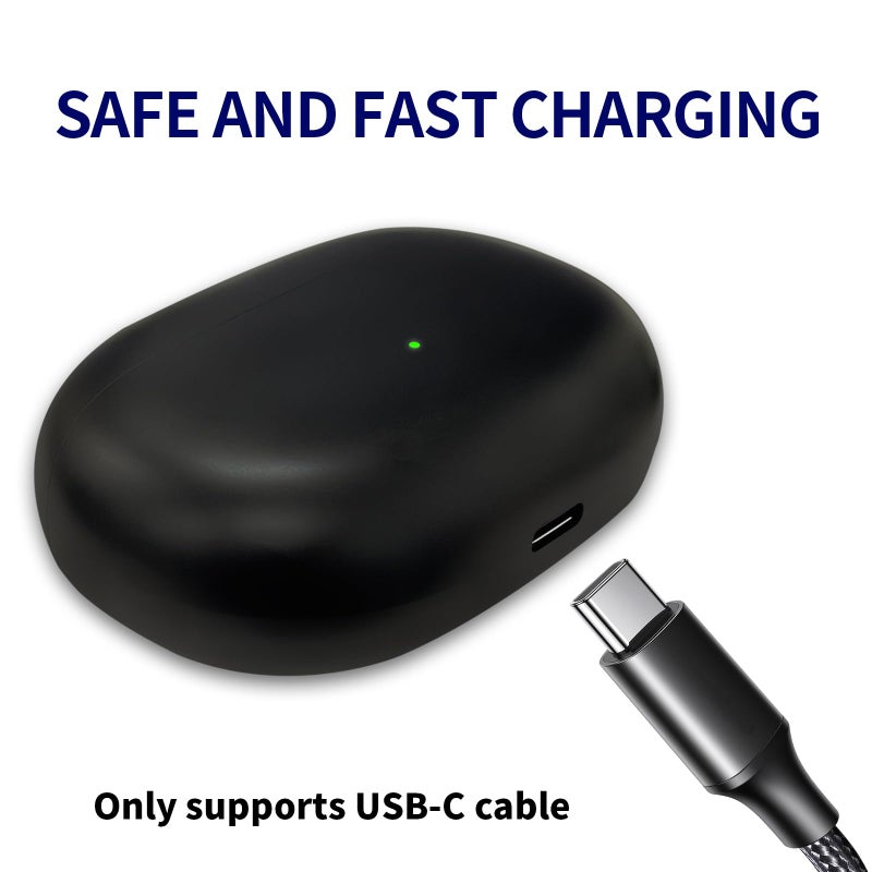 VOXATVO Replacement Charging Case for Solo Buds - Built-in Bluetooth Pairing Sync Button, Solo Buds Earbuds Not Included - Image 5