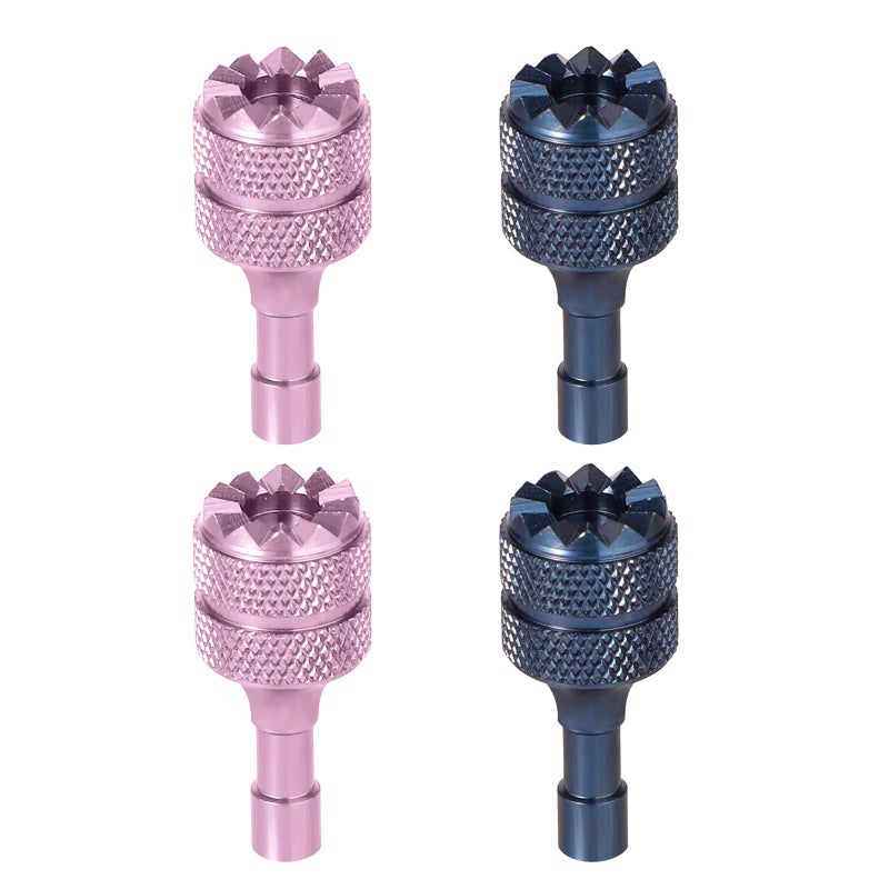 NQEUEPN 3 Pro4 Pro Control Sticks 4pcs Detachable Aluminum Alloy Drone Joysticks for DJI Mini 3Mini 3 ProMini 4 ProAir 3 Mavic 3 Pro RC RC 2 Remote Controller Replacement Accessories Blue Pink - Image 2
