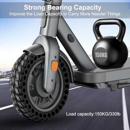 BANGTING إطارات صلبة BANGTING 2PCS 8.5x2 بوصة للسكوتر الكهربائي، 8 1/2 x2 للإطار البديل Gotrax GXL V2 / XR/APEX، 50/75-6.1 للإطار البديل Xiaomi Pro 2 / M365 / 1S وجميع إطارات السكوتر 8.5'' (أسود 1) - Image 4