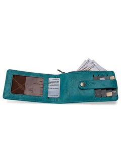 Wrangler Womens Bifold Card Wallet Vintage Multi Credit Card Holder Slim Minimalist With Zipper Pocket Coin Purse  - Image 5