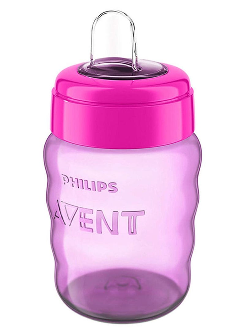 Philips Avent Classic Training Baby Feeding Bottle, 260 ml - Purple/Pink - Image 1