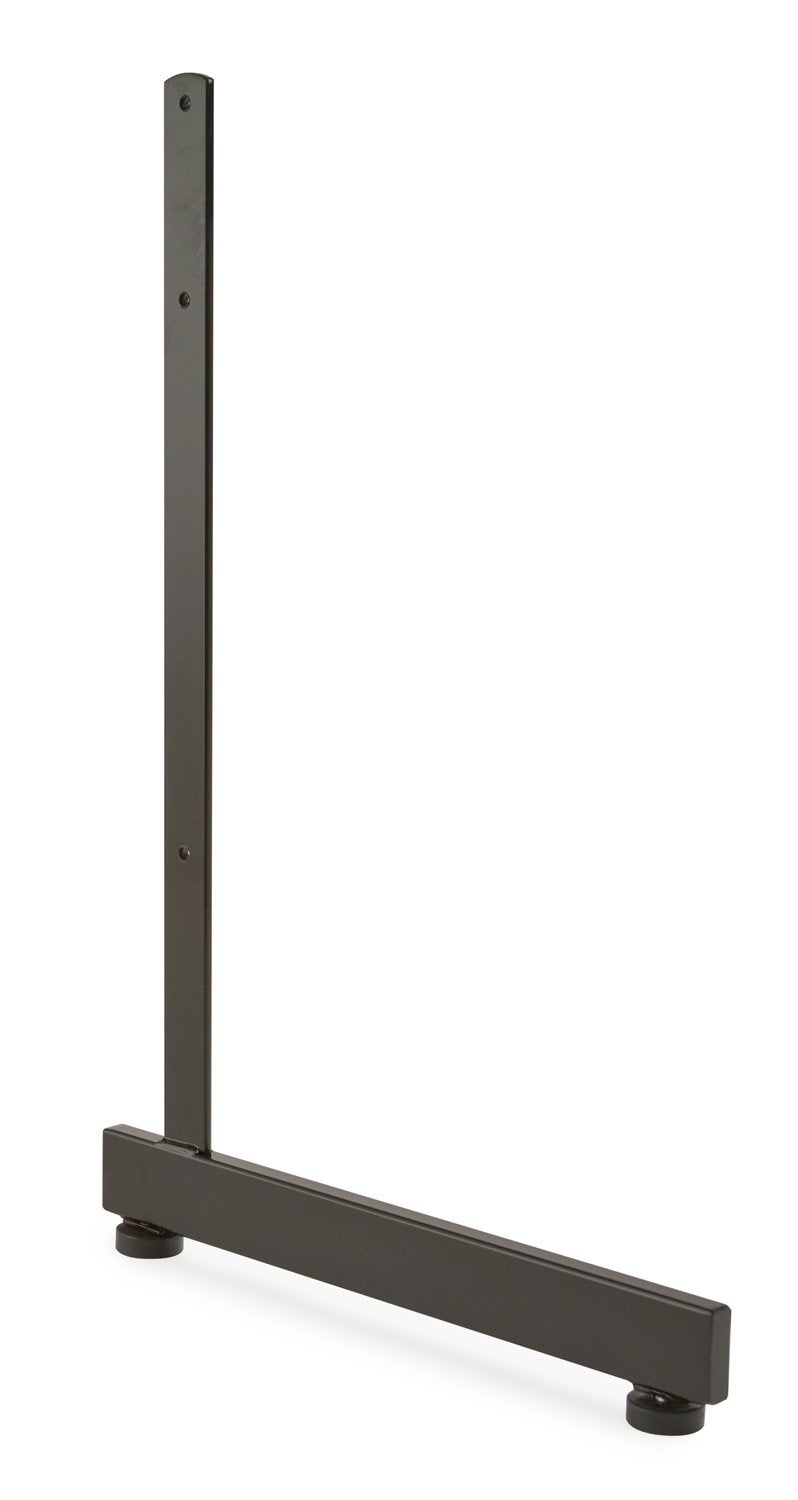 L Shaped Legs for Grid Panels, Heavy Duty Metal Panel Support Stands, Pack of 12, Black