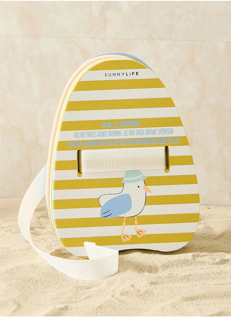 SUNNY LIFE Bubble Back Float Sid The Seagull Mustard Stripe