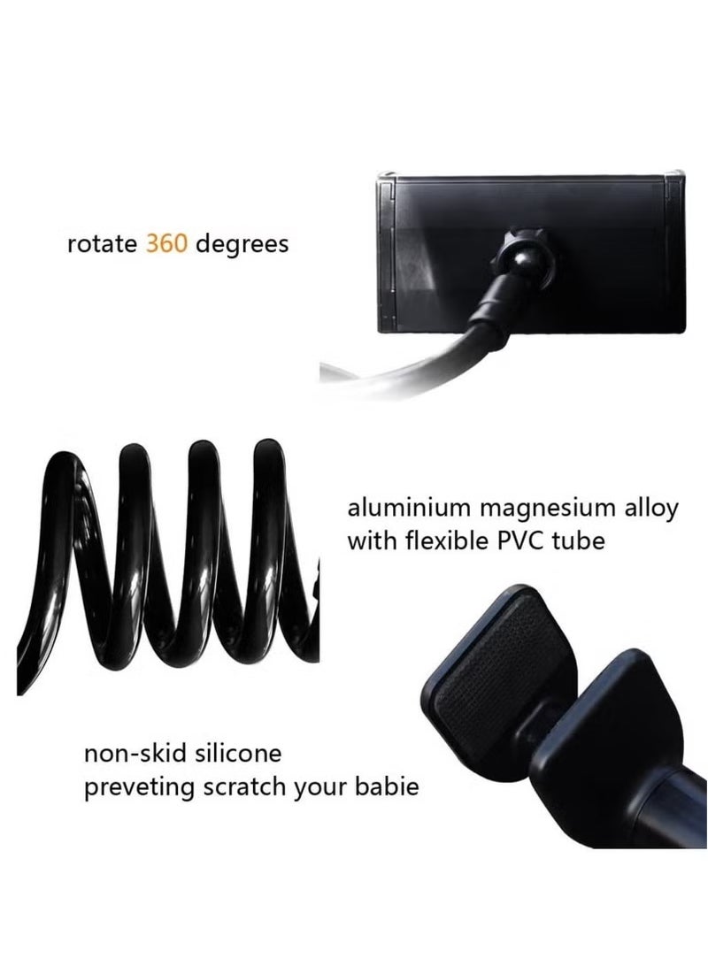 فيسوس حامل هاتف مرن من ليزي بود ستاند، أسود - Image 4