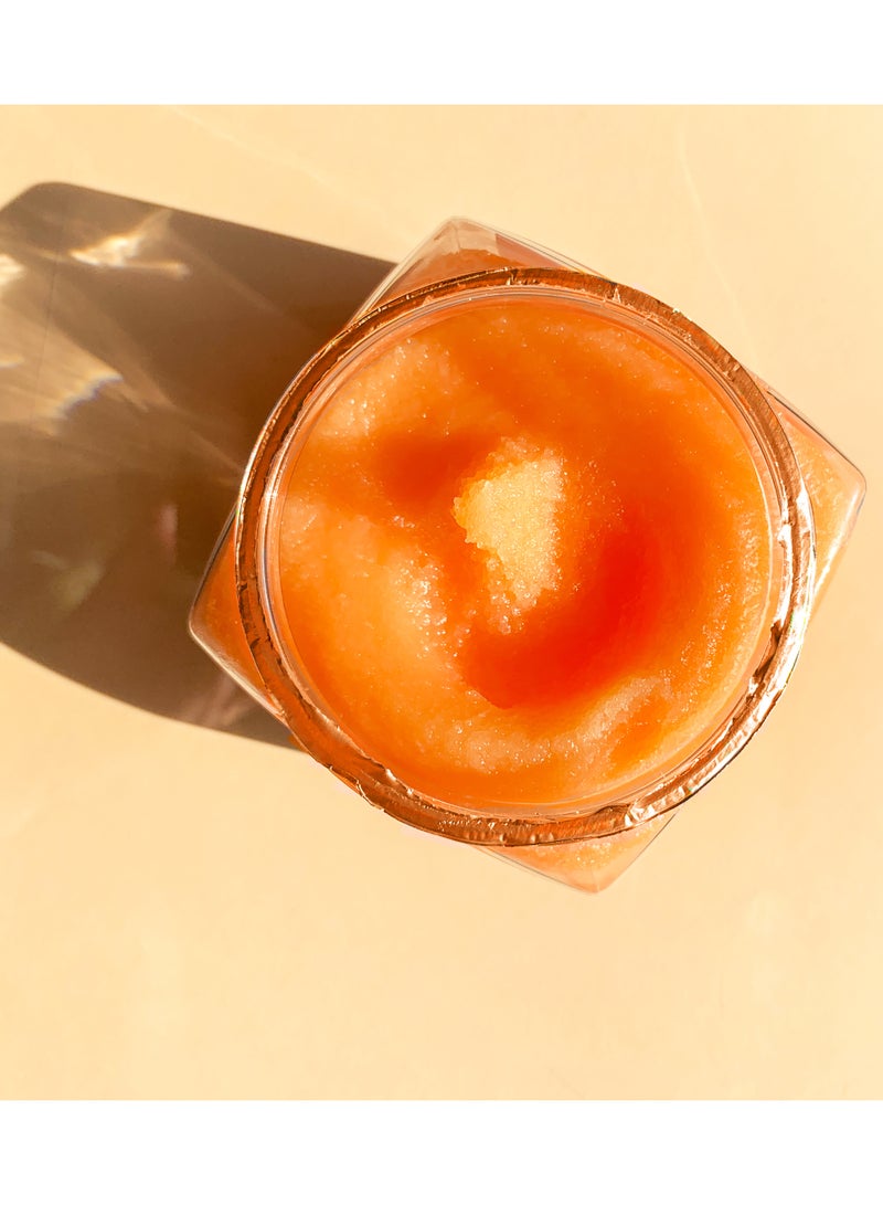 Sunday Rain Mango & Coconut Creamy Body Scrub – Natural Sugar Exfoliant with Mango Butter & Coconut Oil – Deep Nourishment for Smooth, Radiant Skin – 265g - Image 4