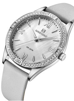 NAVIFORCE PU Band Quartz Standard Analog Wrist Watch For Women NF5038 S/W  - Image 2