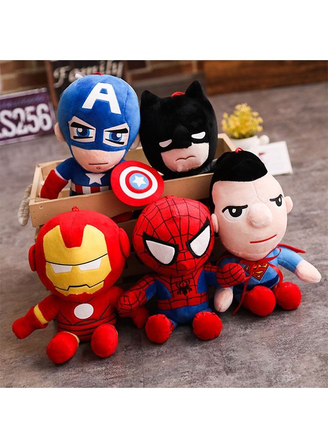 ZCM-HAPPY Superhero Captain America Doll Plush Toy Chemical Free Antibacterial Cute Soft 40cm - Image 2