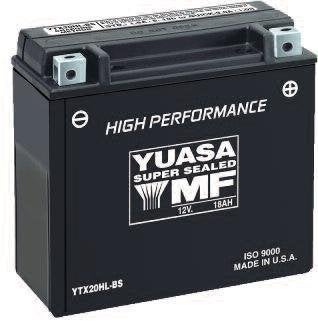 Yuasa YUAM6219BL YT19BL-BS Maintenance Free AGM Battery with Acid pack - Image 2