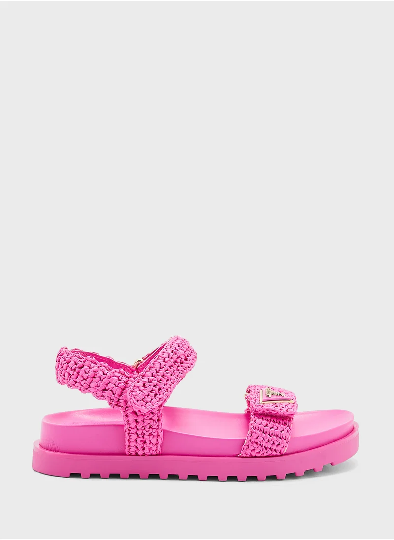 GUESS Fabirca Velcro Strap Sandals